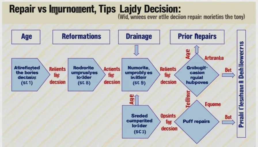 Flat roof repair or replace decision framework.