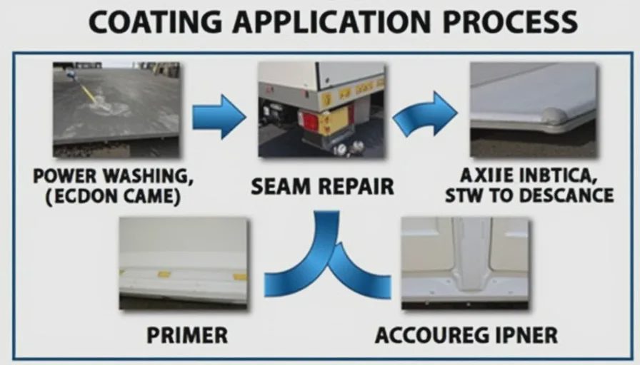 Roof coating preparation and application steps.