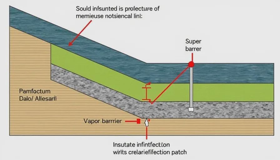 Roof cross-section showing moisture path through layers.