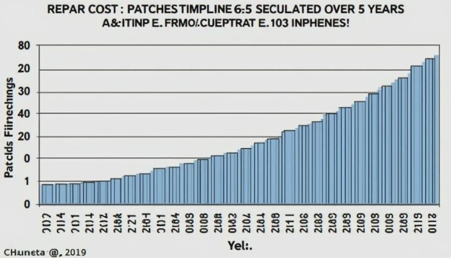 Repair costs exceeding replacement over time.
