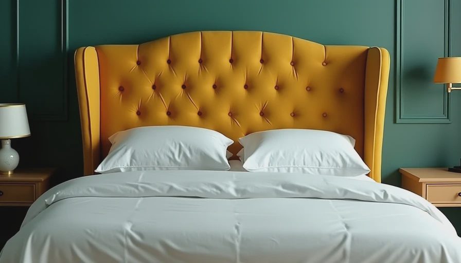 Visual context for wingback headboard storage bed castlery
