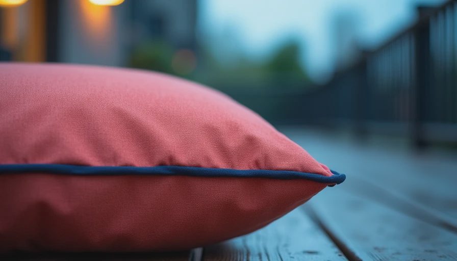 Visual context for cleaning outdoor cushions