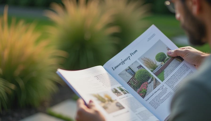Visual context for backyard landscaping ideas