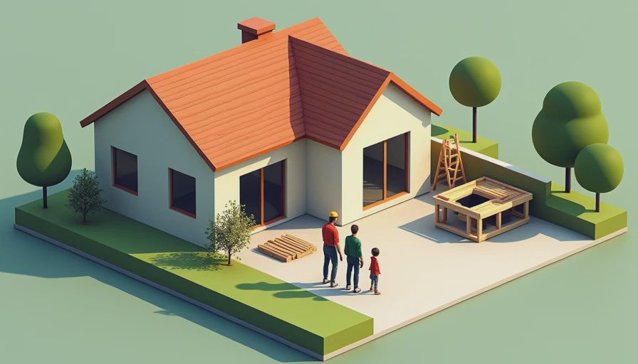 Visual context for home additions